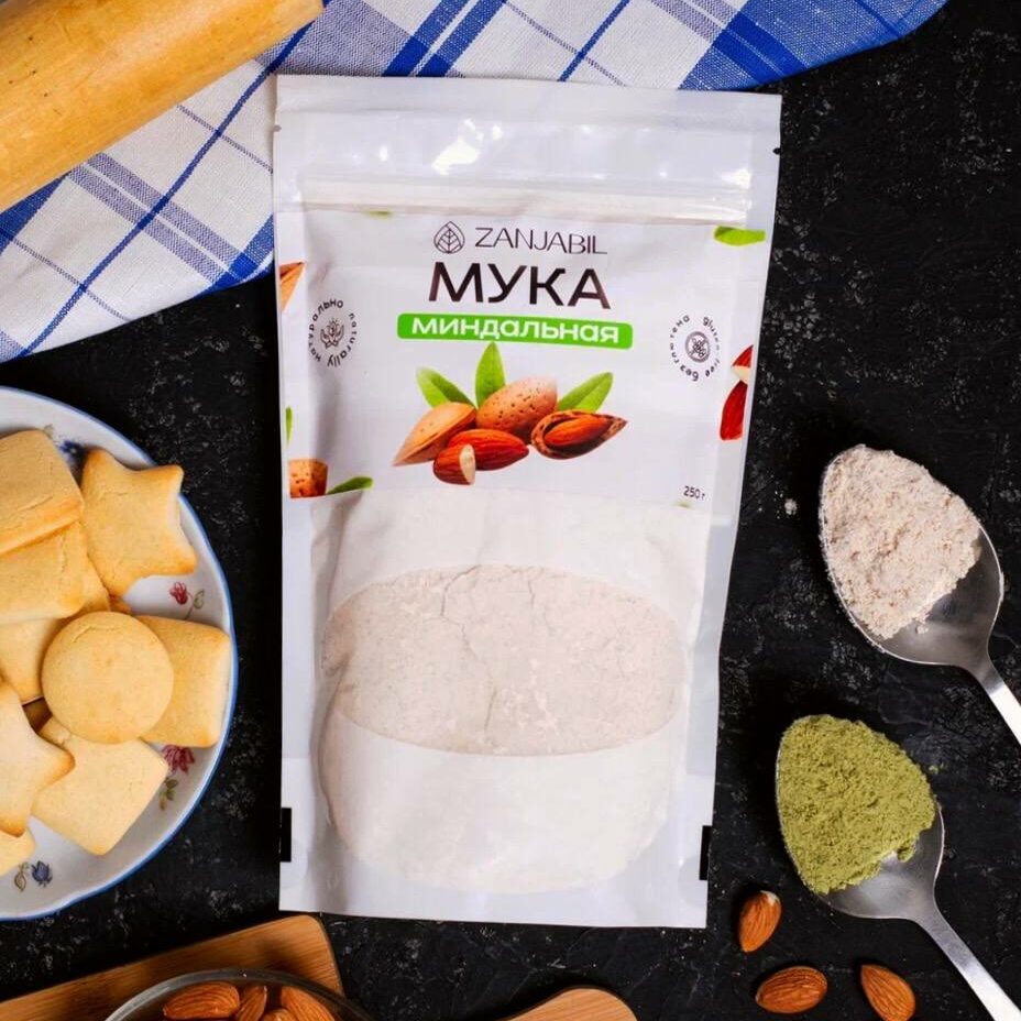 Мука обезжиренного миндаля- 250г